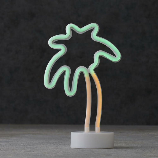 Luca Lighting - Neon lamp Palmboom - 28cm hoog - Draadloos - Marli Goods