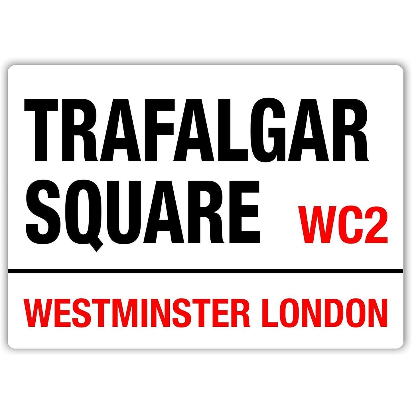 Wandbord Metaal - Trafalgar Square - London - 41x30 cm - Marli Goods