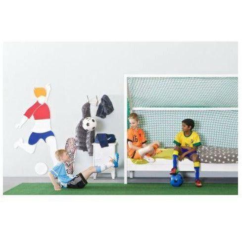 Woood - Muurdecoratie voetbal - 160 x 84 cm - Marli Goods